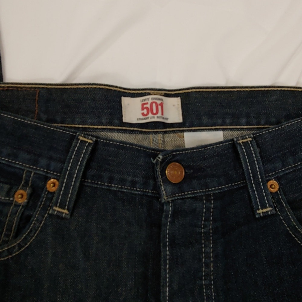 Levis 501 Original Button Fly Men's 34 x 34